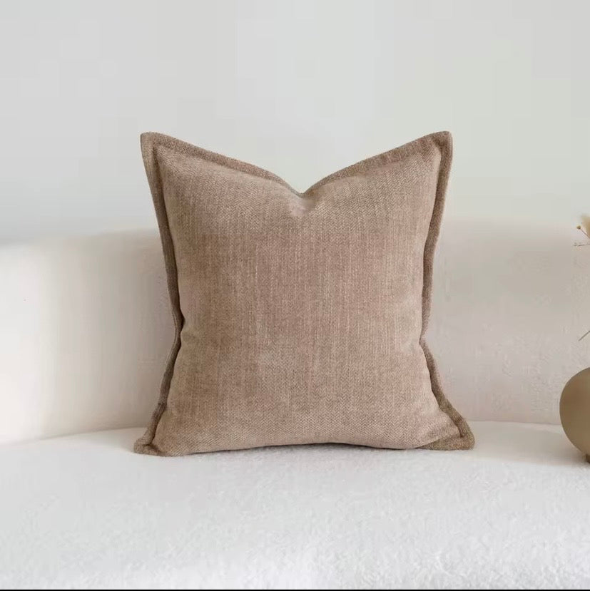 Cushion Cover- Dusty Blush Border Edge