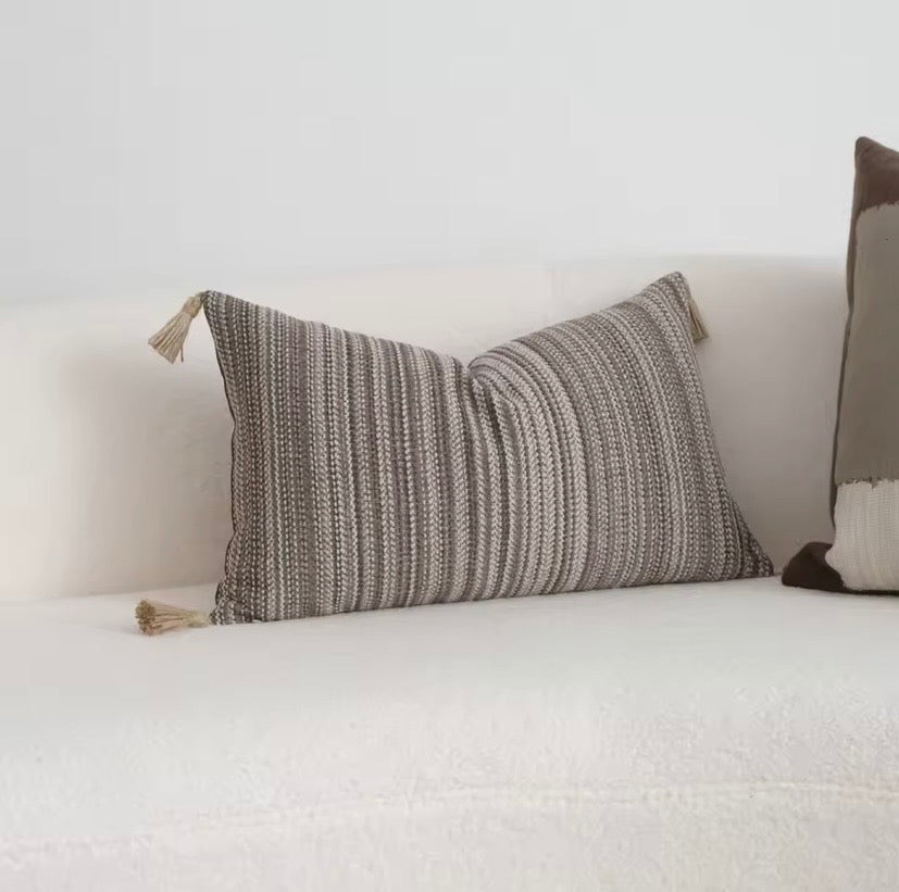 Cushion Cover- Dusty Blush Border Edge