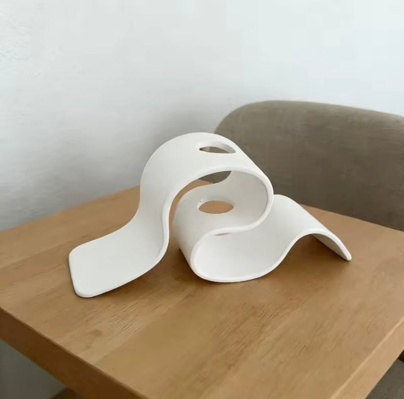Sculpted Flow Bud Vase