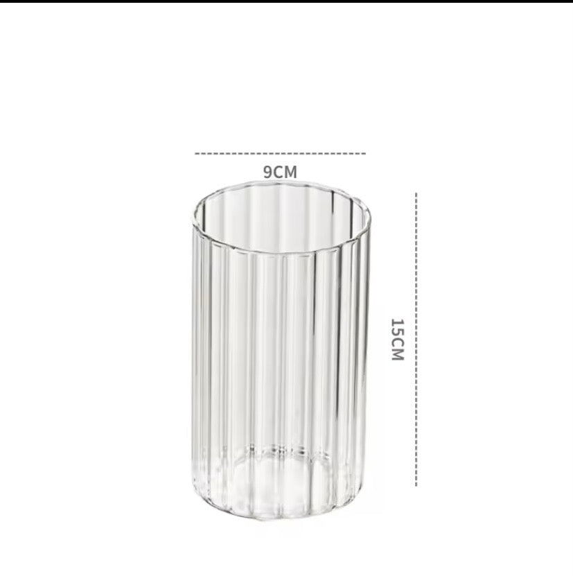 Luxury glass candle holder