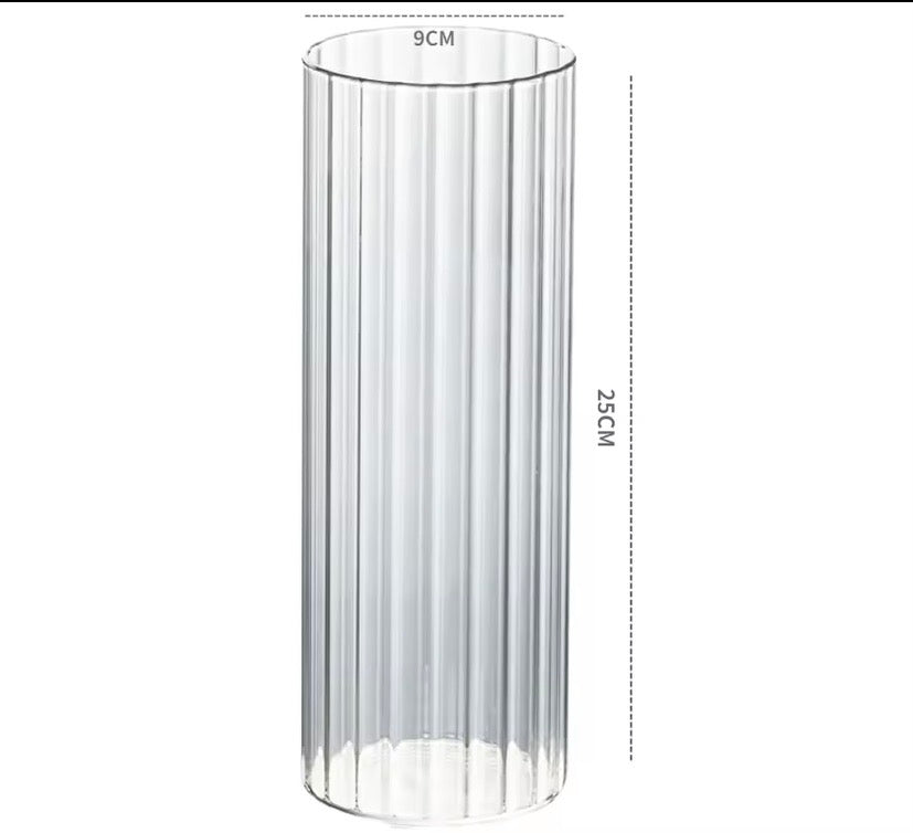 Luxury glass candle holder